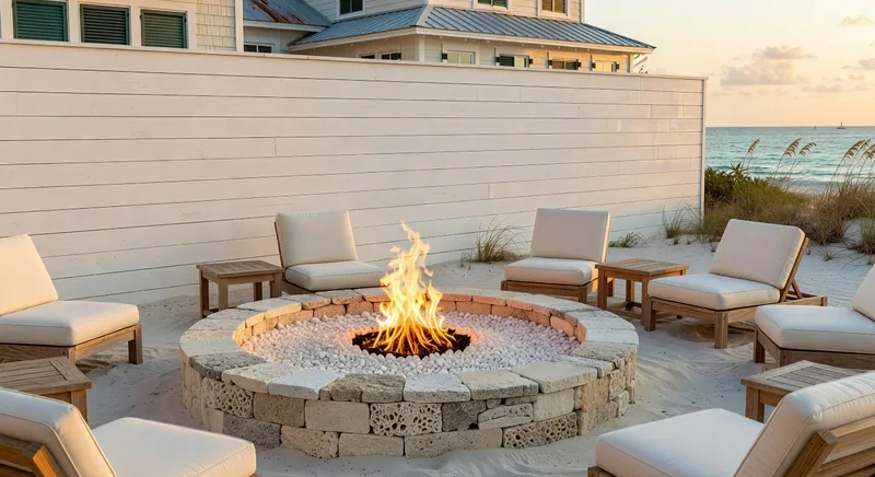 Fire feature 3D render