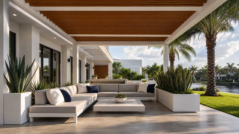 3D render of full backyard transformation